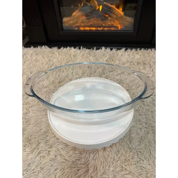 Pasabahce‎ Borcam Oval Glass Casserole Oven Dish Non Stick Cooking Baking