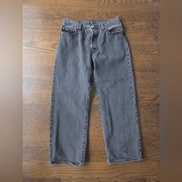 Vintage Levi's 501 Premium Classic Gray Men's Jeans Sz.30