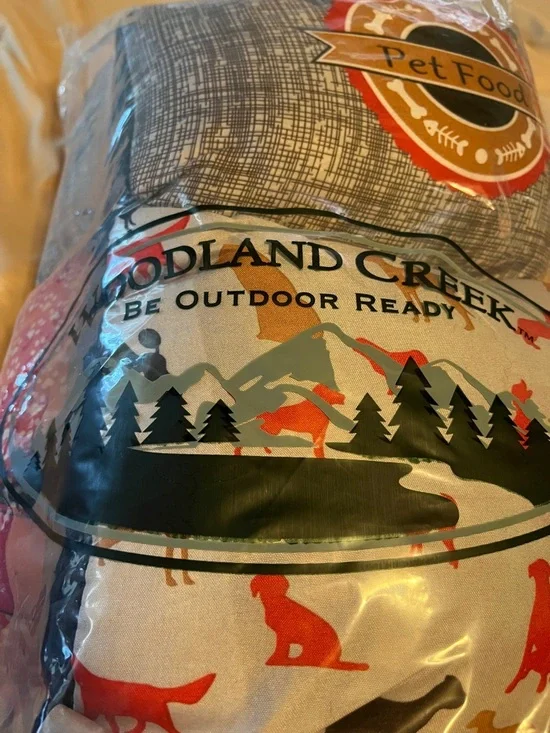Outdoor-Ready Dog Blanket - Gray, Red, Cream