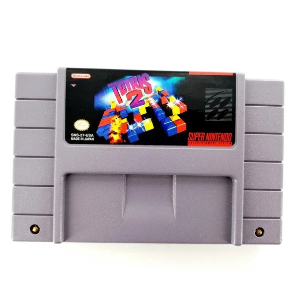Tetris 2 (Super Nintendo Entertainment System, 1994) Authentic Cart Only Tested