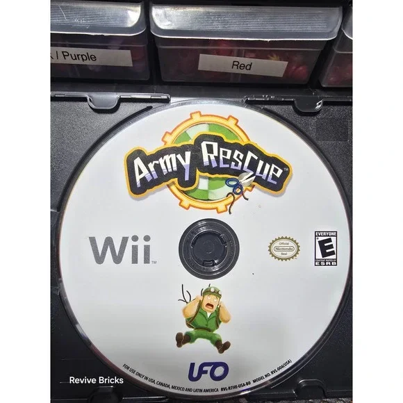 Army‎ Rescue (Nintendo Wii, 2009) Game Only Tested Working Great Condition