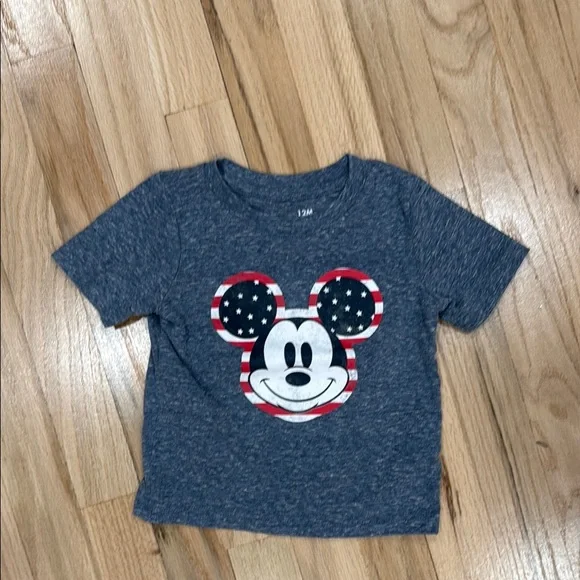 Disney Kids Mickey Mouse Blue T-Shirt 12M