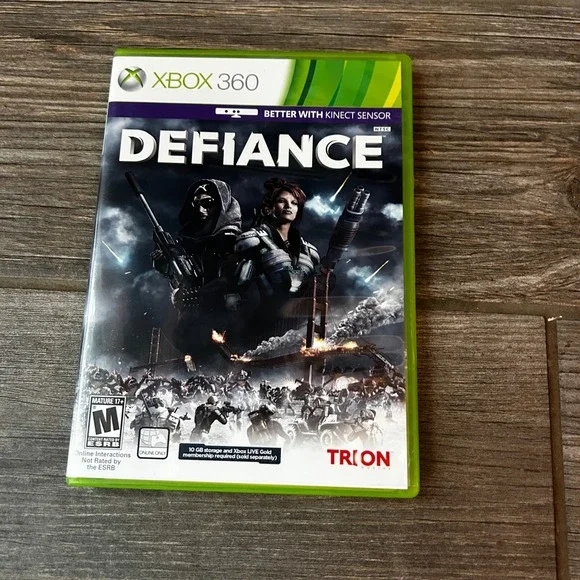Defiance Xbox‎ 360 Video Game Works with Kinect Sensor
