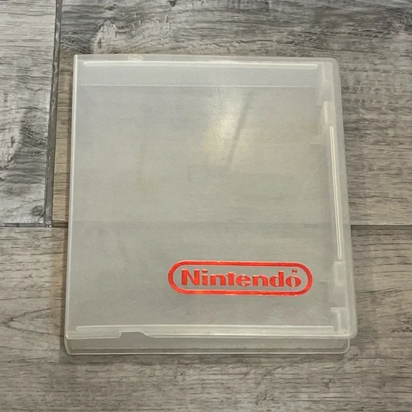 Original Official Nintendo NES Plastic‎ Game Case Clear - Not Mint