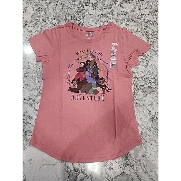 Disney Wish Bunch Girls Short Sleeve Tee Shirt XL