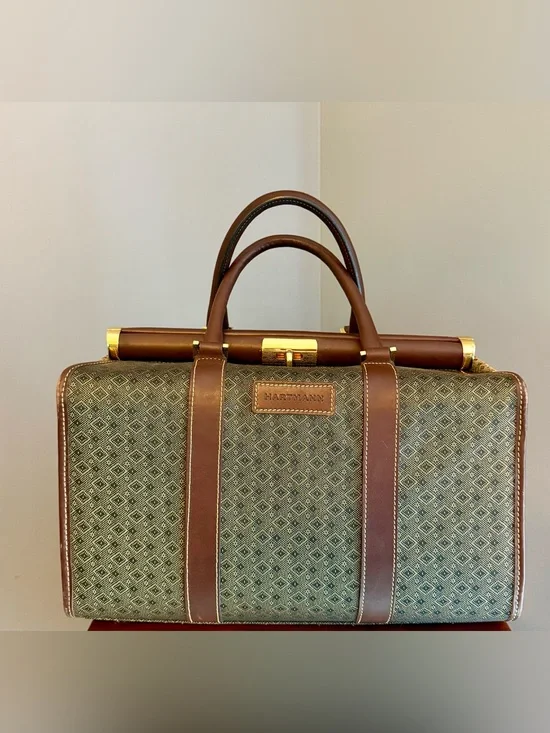 Hartmann Diamond Jacquard Print Men’s Doctor Bag