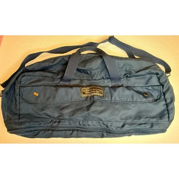 Tommy Hilfiger Navy Duffel‎ Garment Bag 15x27