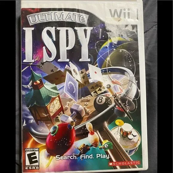 Wii Ultimate I Spy Video Game •Excellent used condition •No Flaw LOC#1586