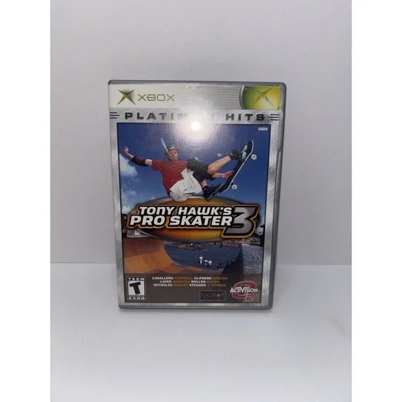 Tony Hawk's Pro Skater 3 (Microsoft Xbox, 2002) Platinum Edition CIB