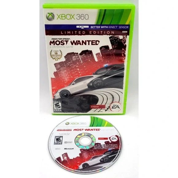 Need for Speed: Most‎ Wanted Limited Edition (Microsoft Xbox 360, 2012)