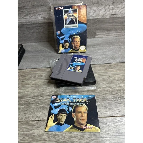 Star Trek 25th Anniversary NES Authentic Complete CIB