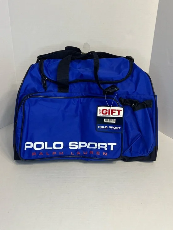 vintage 90s Polo Sport Ralph Lauren‎ duffle bag USA track and field NWT