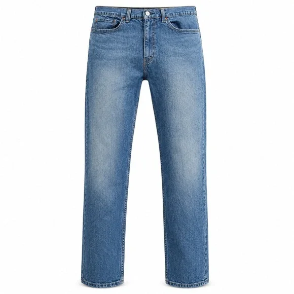 Levi's 505 Regular Fit Jeans Mens 36x29 34x29 Actual Med Wash Straight Leg Denim