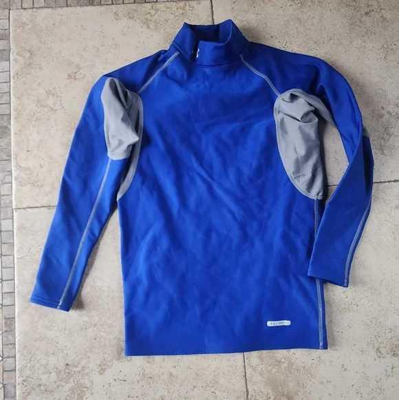 Under Armour Youth Metal Mock Neck Long Sleeve Top