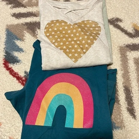 Girls long sleeve tops-Bundle of 2