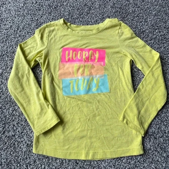 Cat and jack long sleeve girl tee