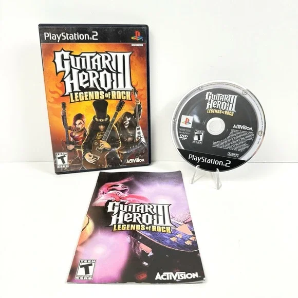 Guitar Hero 3 III: Legends of Rock (Sony PlayStation 2) PS2 Complete W/ Manual