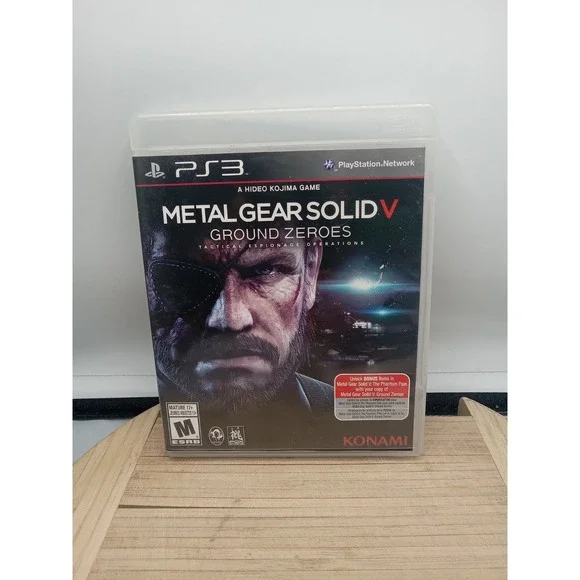 METAL GEAR SOLID V: GROUND ZEROES Playstation 3 PS3 Tested Wear On Case