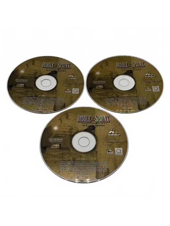 Riddle of the Sphinx An Egyptian Adventure - PC CD-ROM Video Game Disc Only