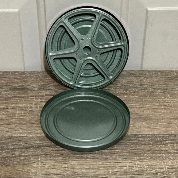 Vintage 8mm Empty Movie Reel‎ Tin 5 Inch