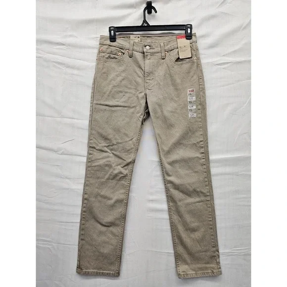 Levi's Mens 511 Slim Jeans Tan Cotton Blend Stretch Size 31x30