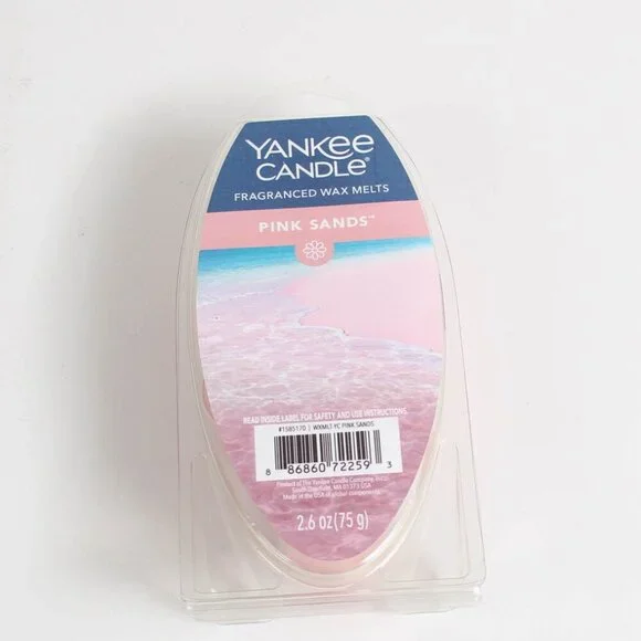 Yankee Candle Pink Sands Wax Melts 2.6 oz New Fragranced Wax Cubes