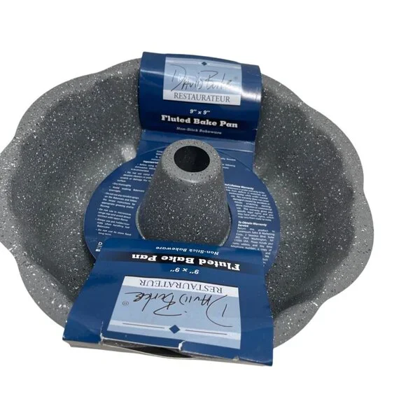 David Burke Fluted Bake Pan Non-Stick Heavy-Gauge Steel Restaurateur 9