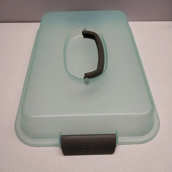 Calphalon Replacement Lid Cover Seafoam Green Gray 15.5x11 Rectangular Baking