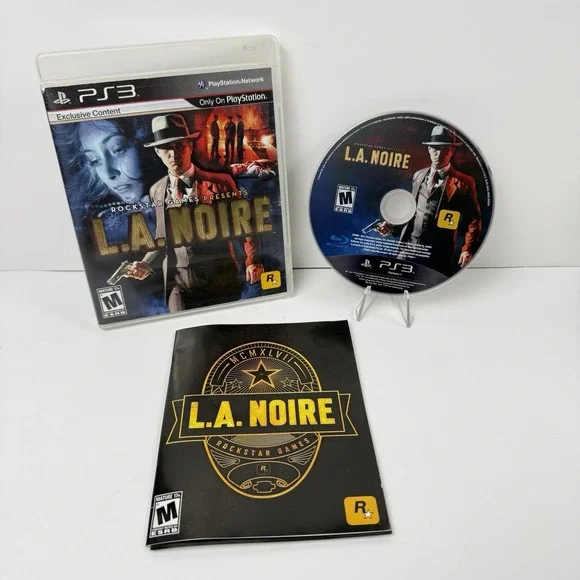LA Noire (Sony PlayStation 3, 2011 PS3) Complete CIB Manual Tested Working