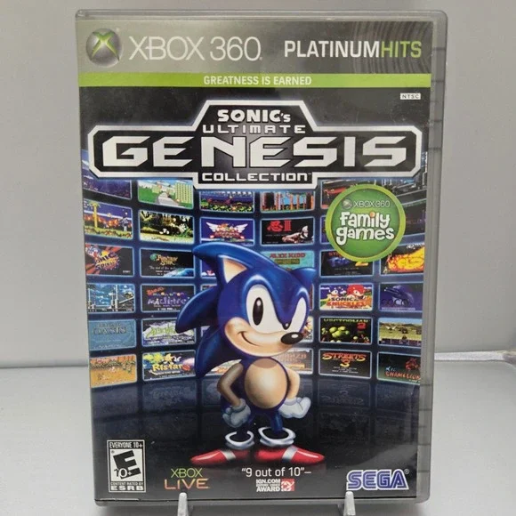Sonic's Ultimate Genesis Collection - Xbox‎ 360 - Complete CIB Platinum Hits