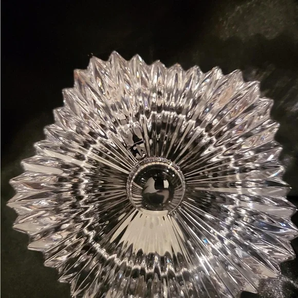 Mikasa Silver Glass Art Intricate Patterns