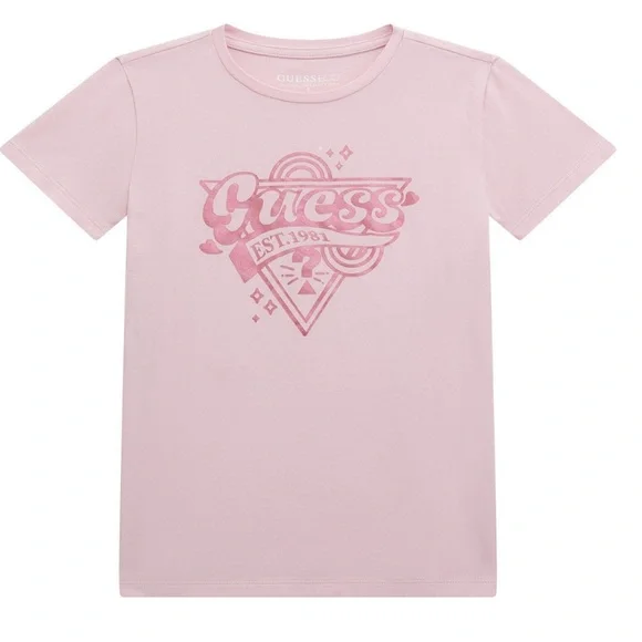 NWT‎ Girls’ Short Sleeve Screen Print Logo Shirt, size 12