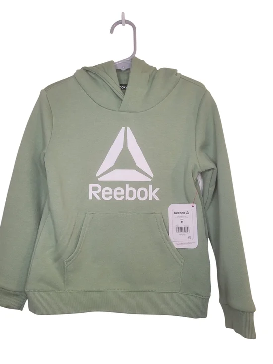 Reebok Kids' Sage Green Logo Hoodie