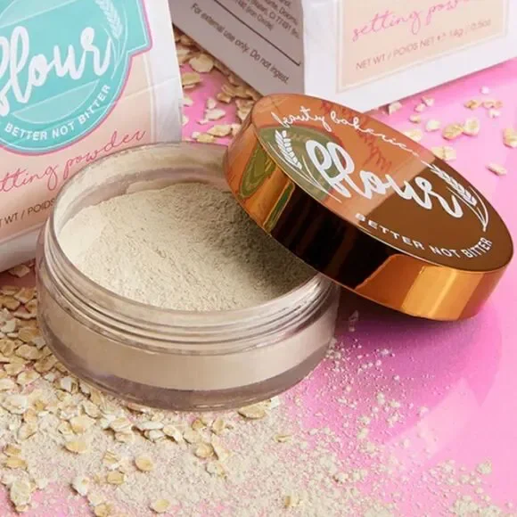 New Beauty Bakerie Oat (Translucent) Loose Flour Setting Powder .49oz Beauty