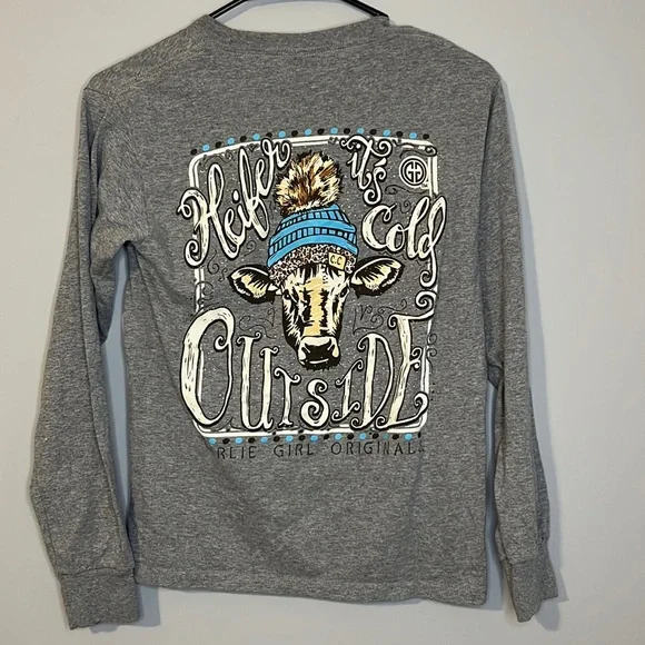 Heifer It’s Cold Outside Longsleeve T-Shirt by Girlie Girl