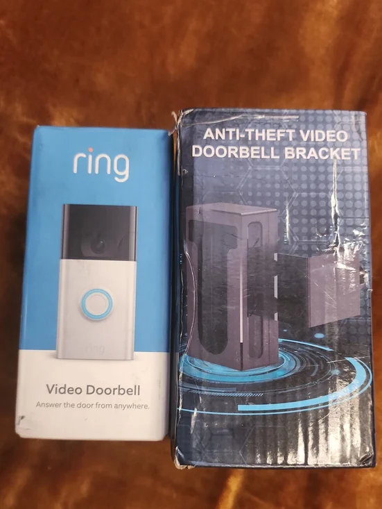 NIB Ring Video Doorbell Camera With Anti Theft Bracket.