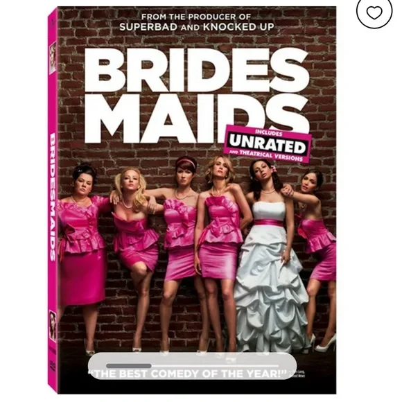 Bridesmaids DVD Kristen Wiig Judd Apatow Paul Feig 2011