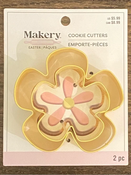 Yellow Flower Cookie Cutters - 2 Pc