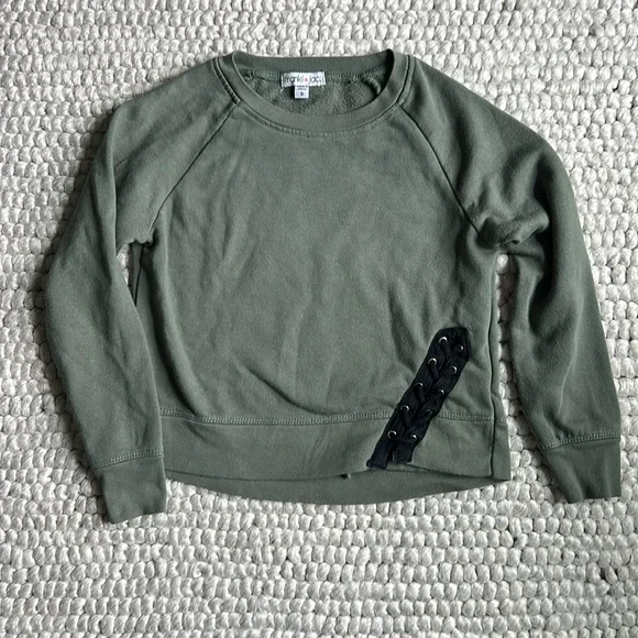 Franki and Jack sweatshirt laced detail small