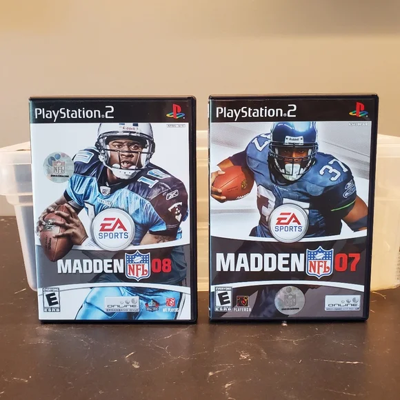 Madden PS2 Bundle 07, 08.