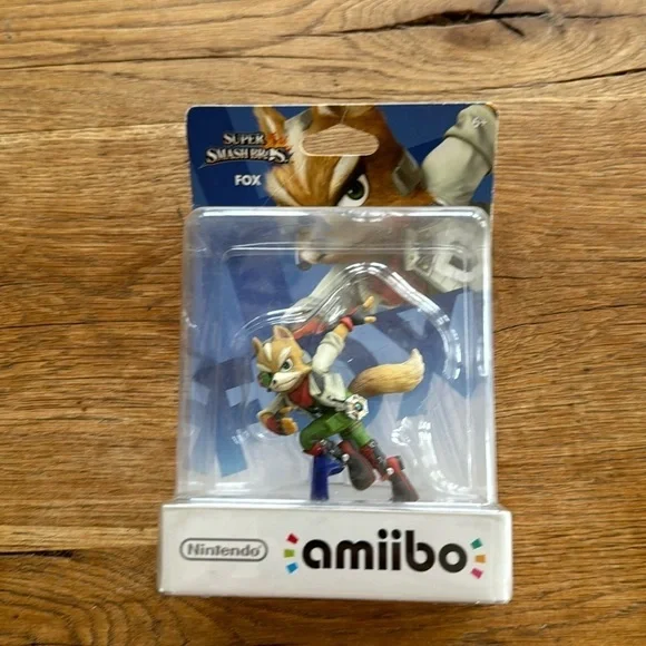 NIB Nintendo Amiibo Fox Super Smash Bros US