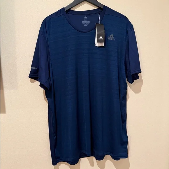 NWT Adidas Men's Navy Athletic Tee