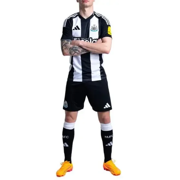 Adidas White Black Newcastle United adidas Men's 24/25 Home Shirt Size L