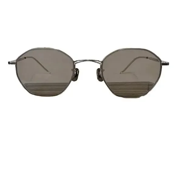 Eyevan 7285 Titanium Rim Sunglasses Style 722 Grey Lens size 49-22-148
