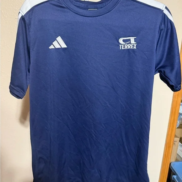 Adidas Terrex Men's Navy‎ and White Tee