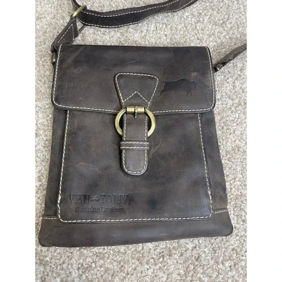 VEN-TOMY genuine leather shoulder bag made in Germany Porto-Pelo‎