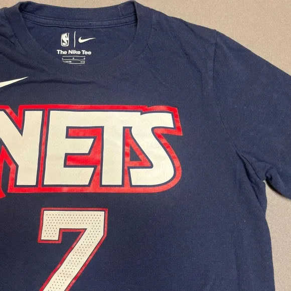 Nike Brooklyn‎ Nets Kevin Durant Navy T-Shirt Youth Large 12