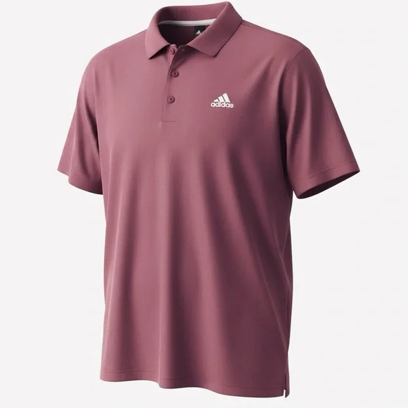 ADIDAS Golf Men’s mauve golf short sleeve polo shirt size XL
