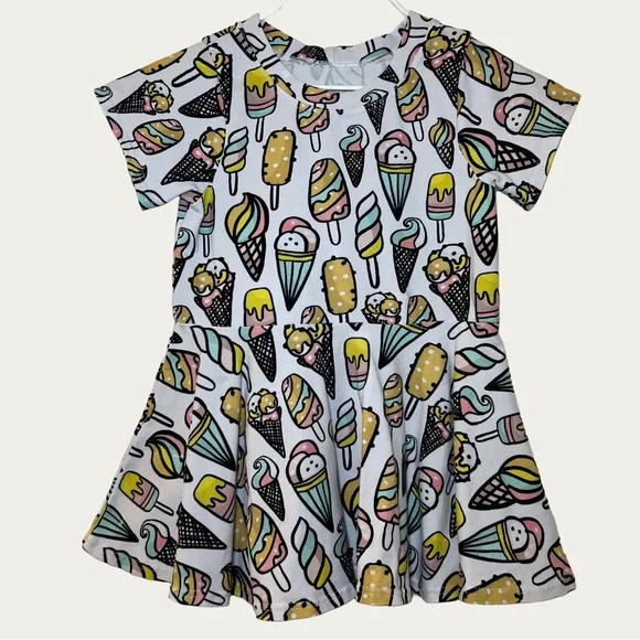 Bumble & The‎ Bee Ice Cream Print Girl’s Blouse Size 5T
