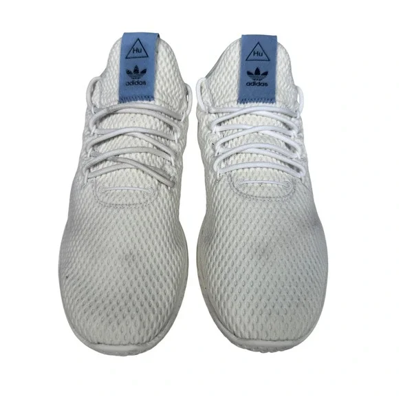 Adidas x Pharrell Williams Tennis Hu White & Blue BY8718 Mens Sneakers